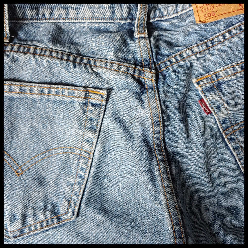 Vintage 1998 Levi's 505 34 x 30 Relaxed Fit Straight Leg - Picture 11 of 12